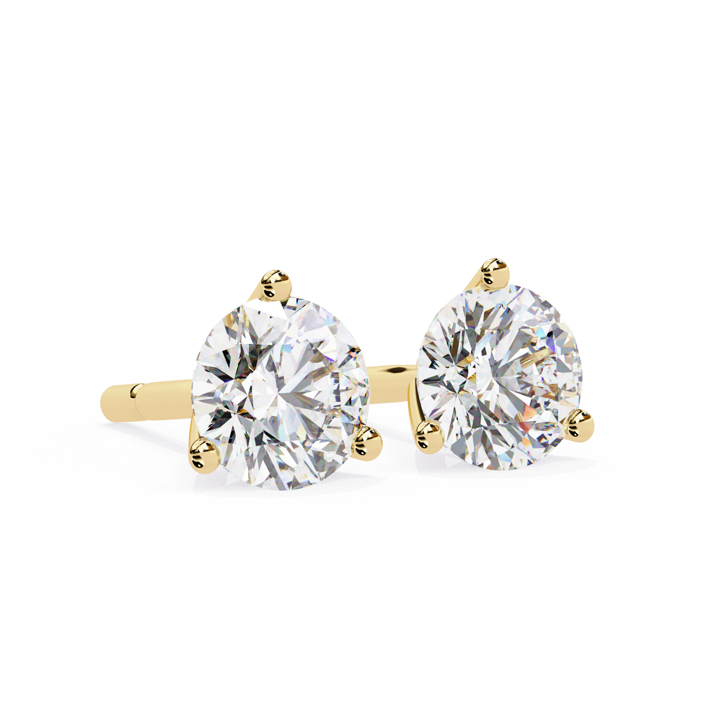 ROUND STUD EARRING