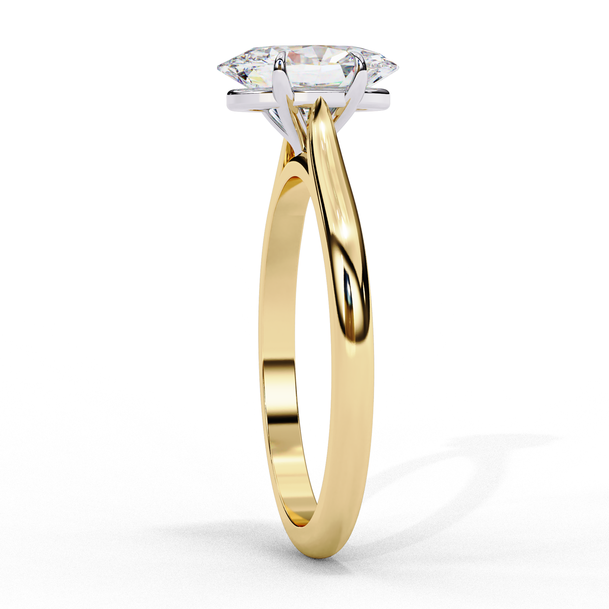 Regal Oval Solitaire Ring