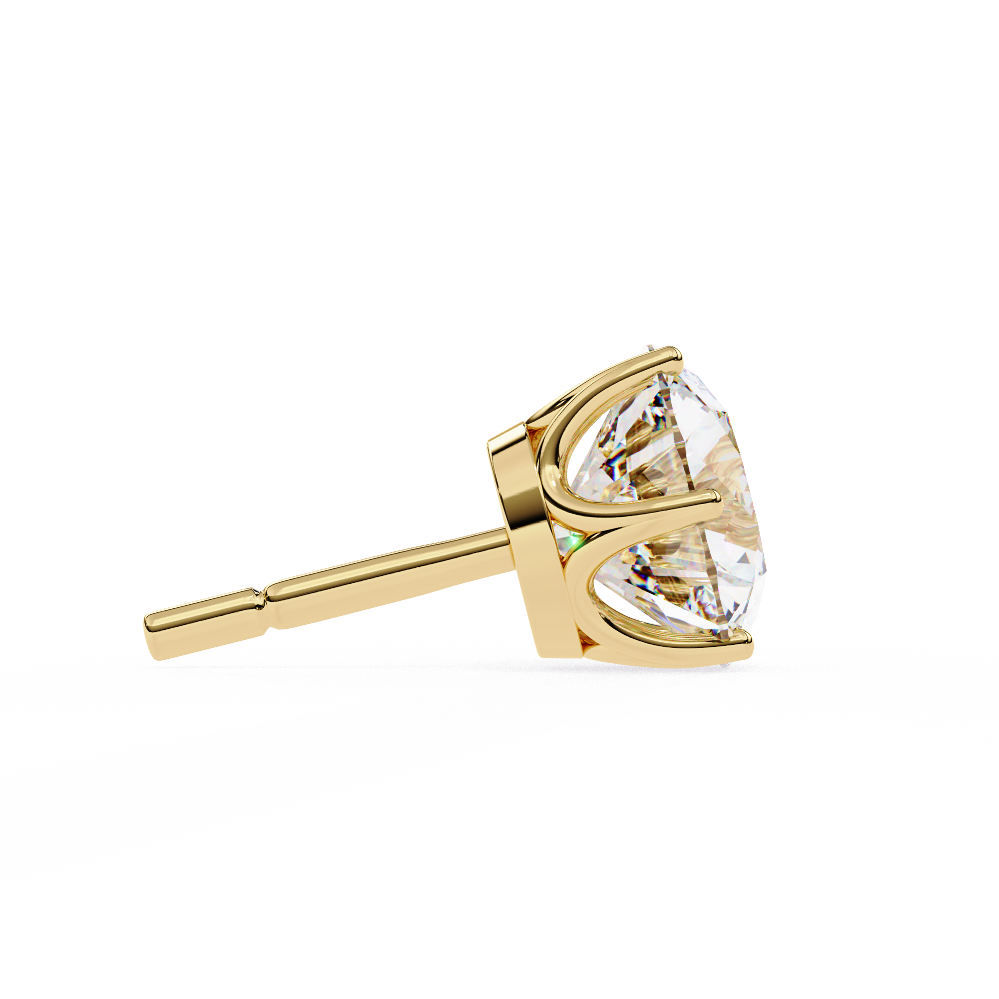 Classic Six Claw Diamond Stud Earrings