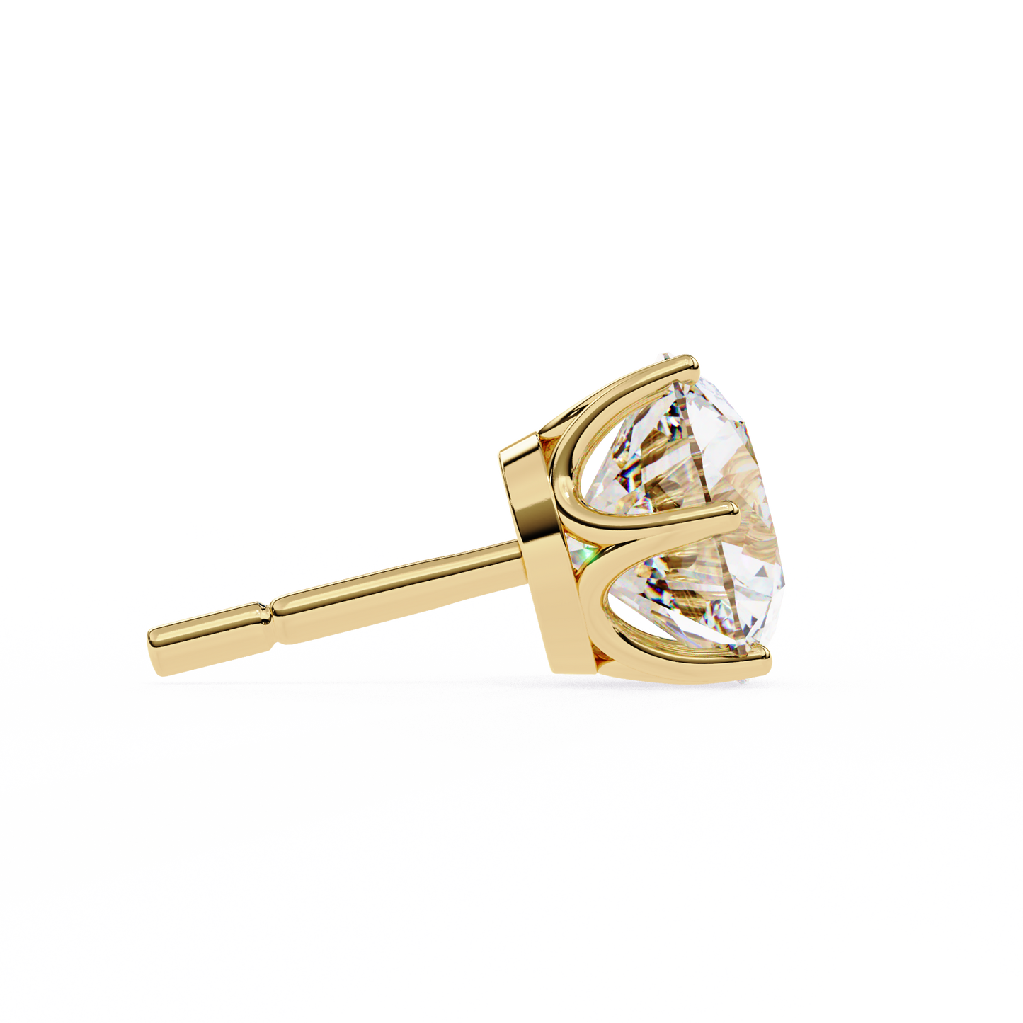 Classic Six Claw Diamond Stud Earrings