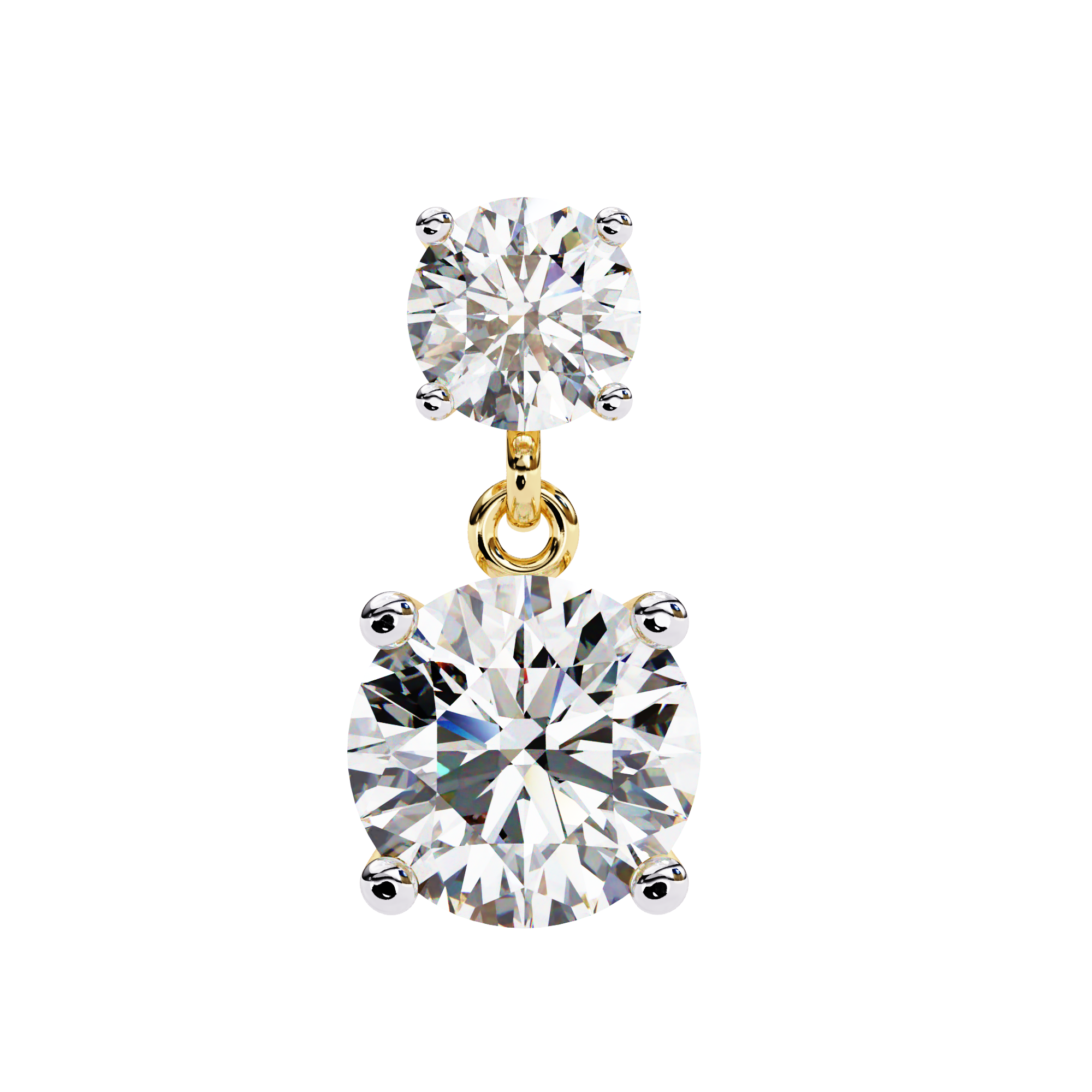 Diamond Duo Stud Earrings