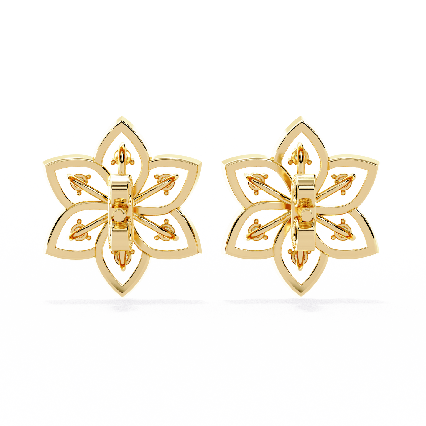 Pretty Petals Diamond Studs
