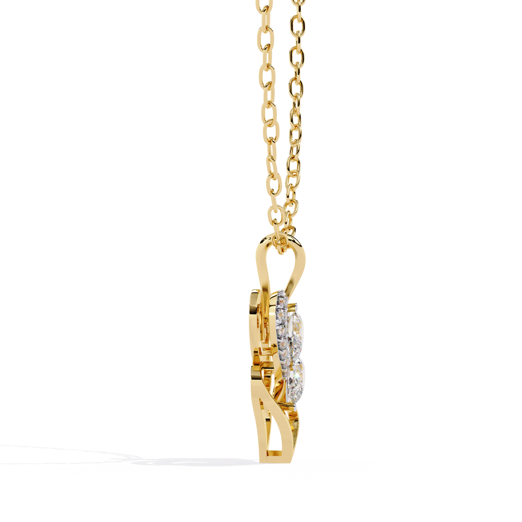 Couple Double Pear Pendant