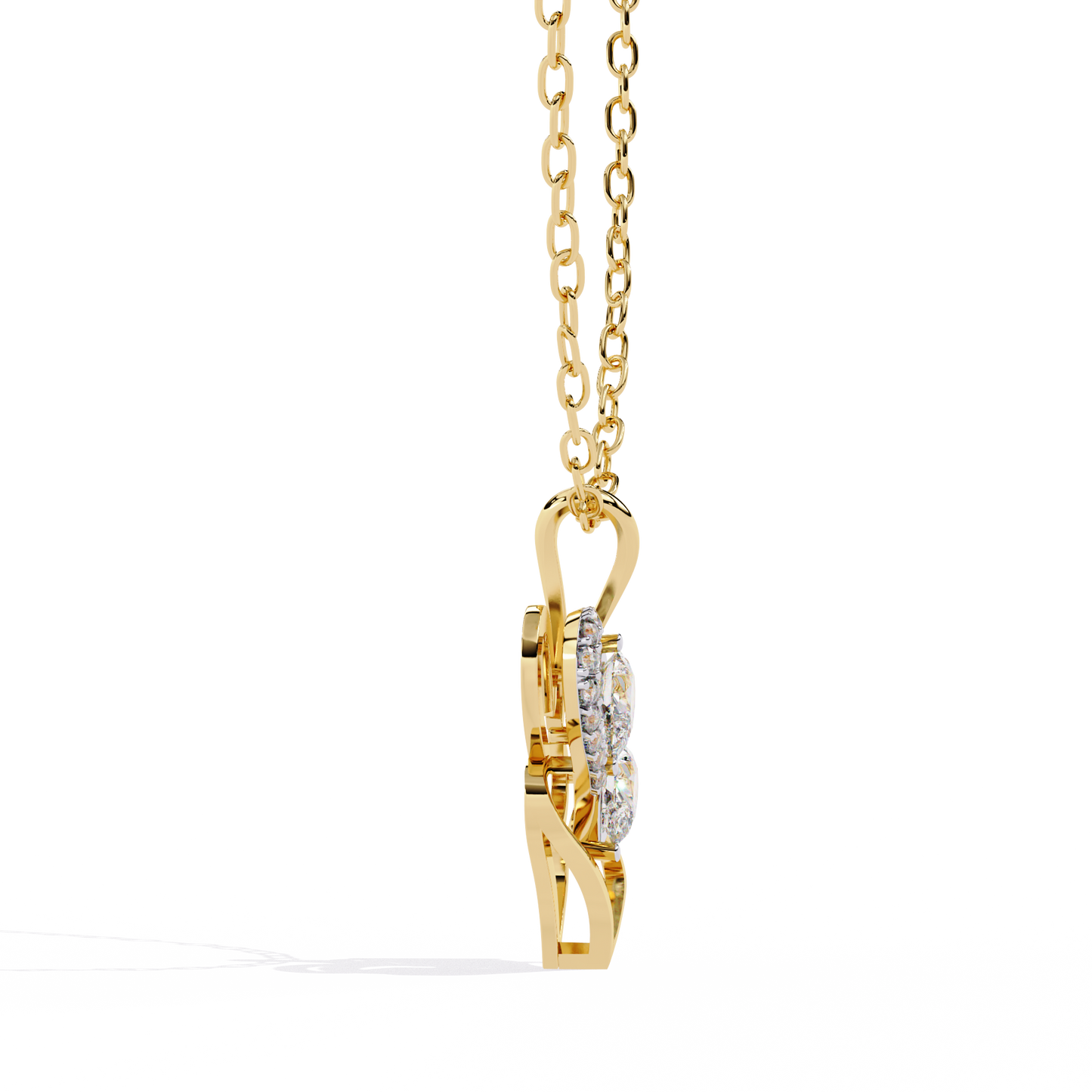 Couple Double Pear Pendant
