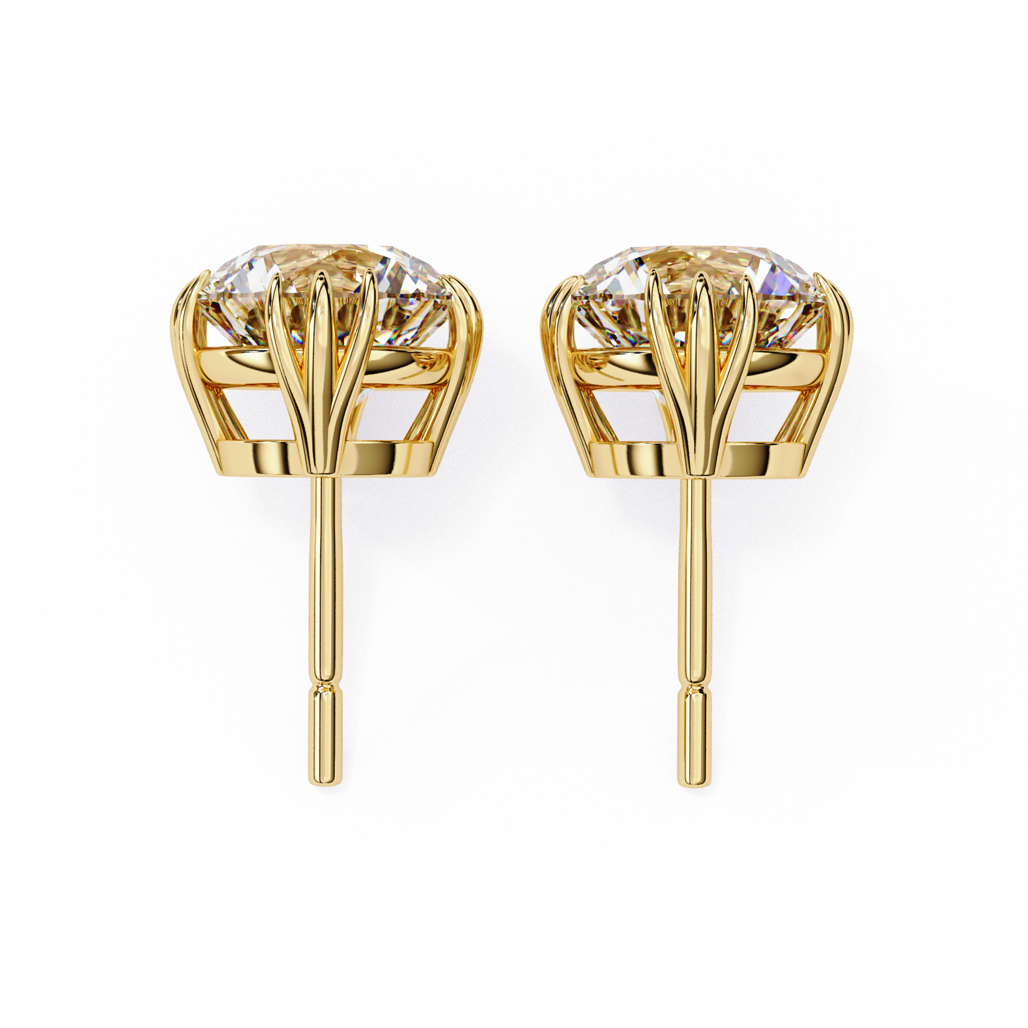 Trinity 2-carat Diamond Studs