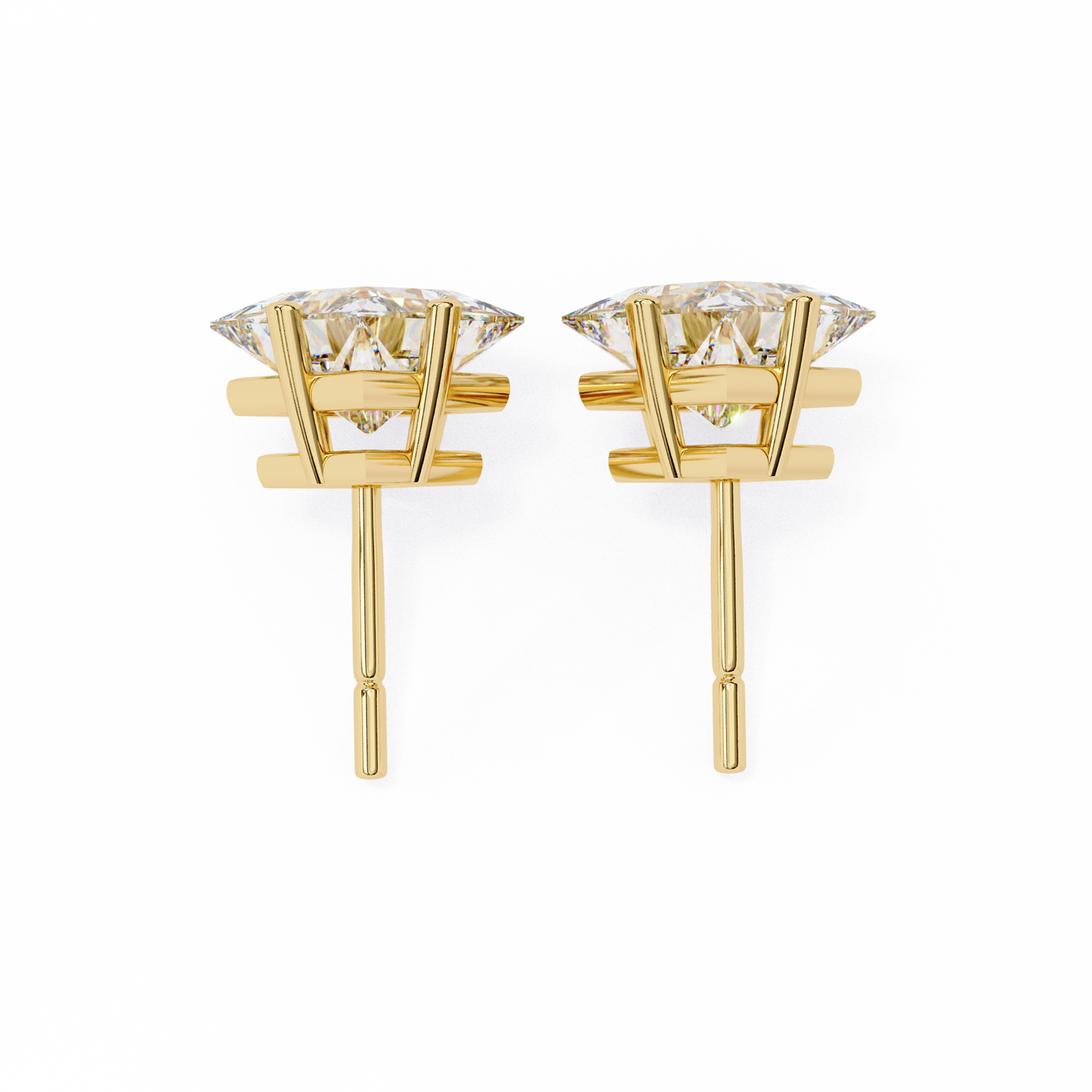 Princess Diamond Earrings