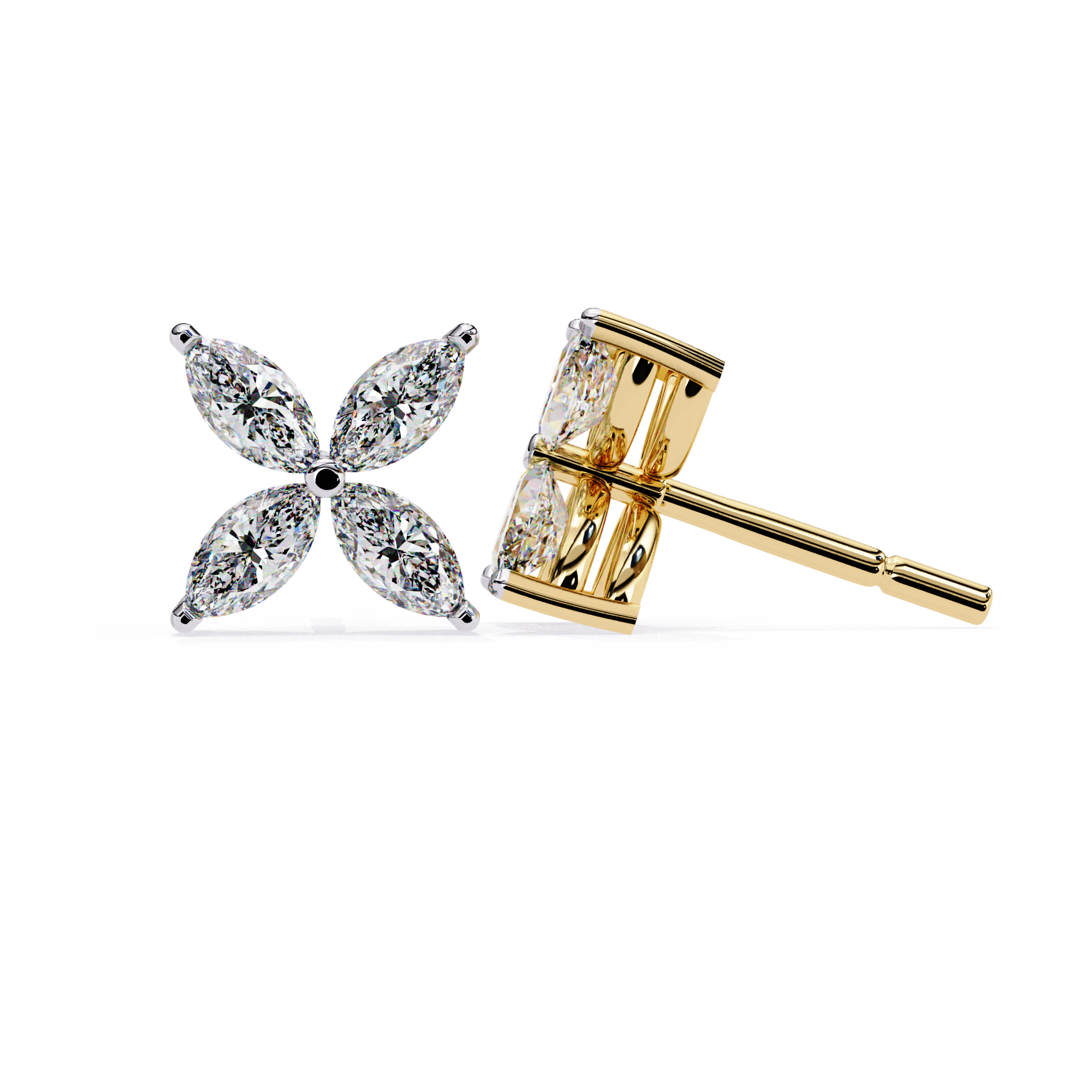 Marquise Diamond Earring