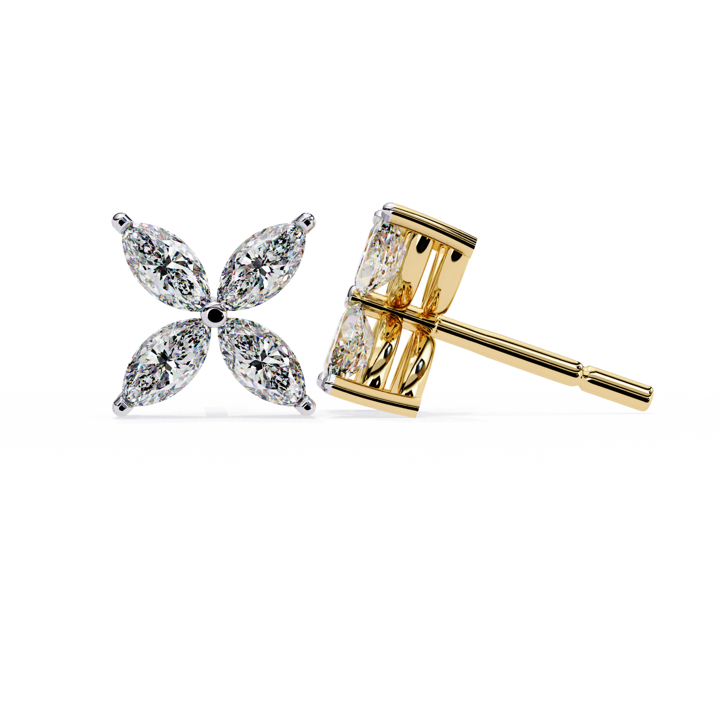 Marquise Diamond Earring