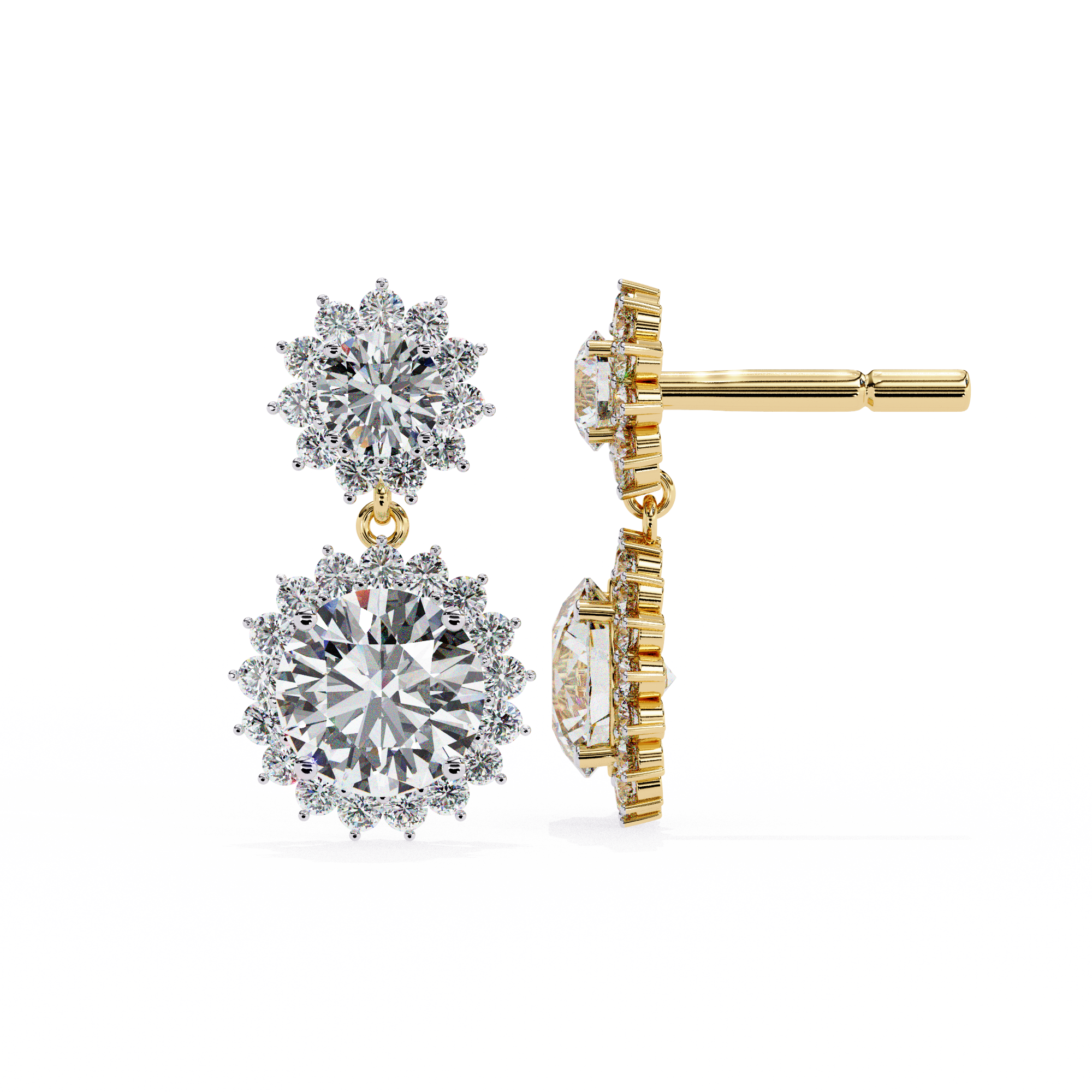 Floral Cluster Earrings