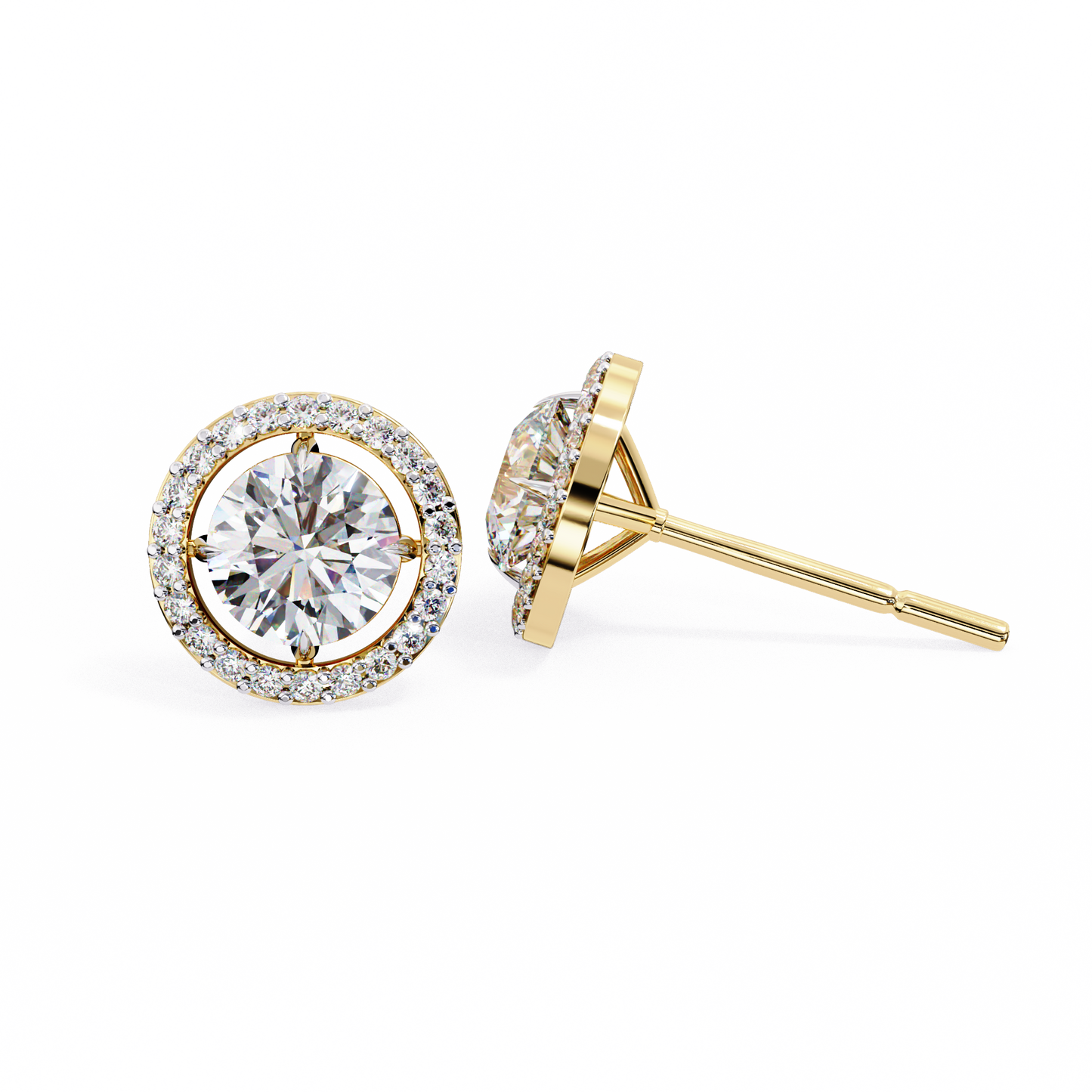 Buy Classic Round Diamond Studs