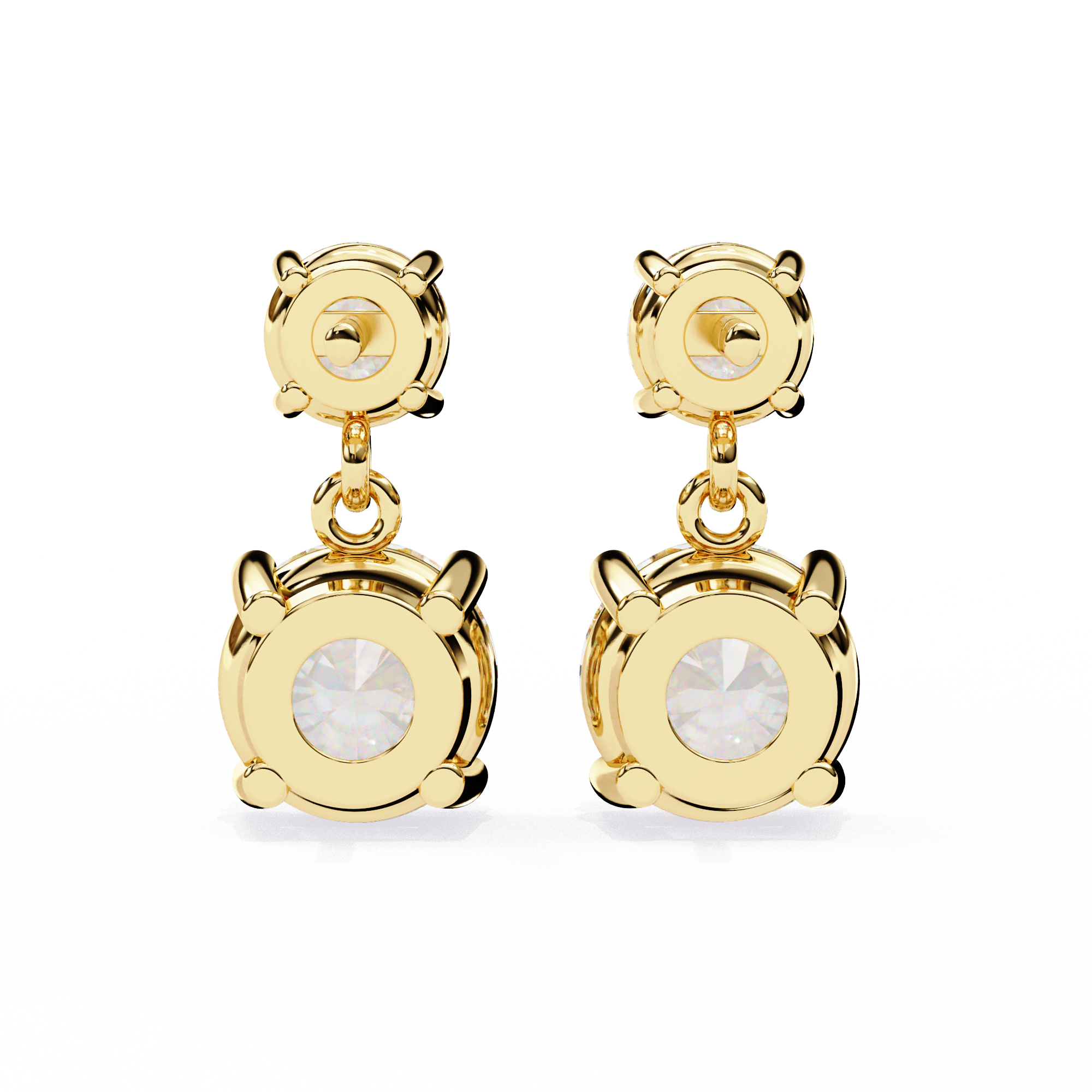 Diamond Duo Stud Earrings