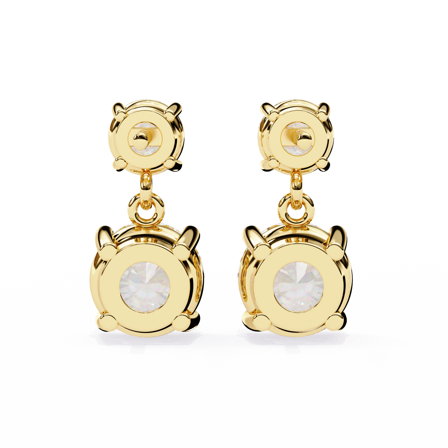 Diamond Duo Stud Earrings