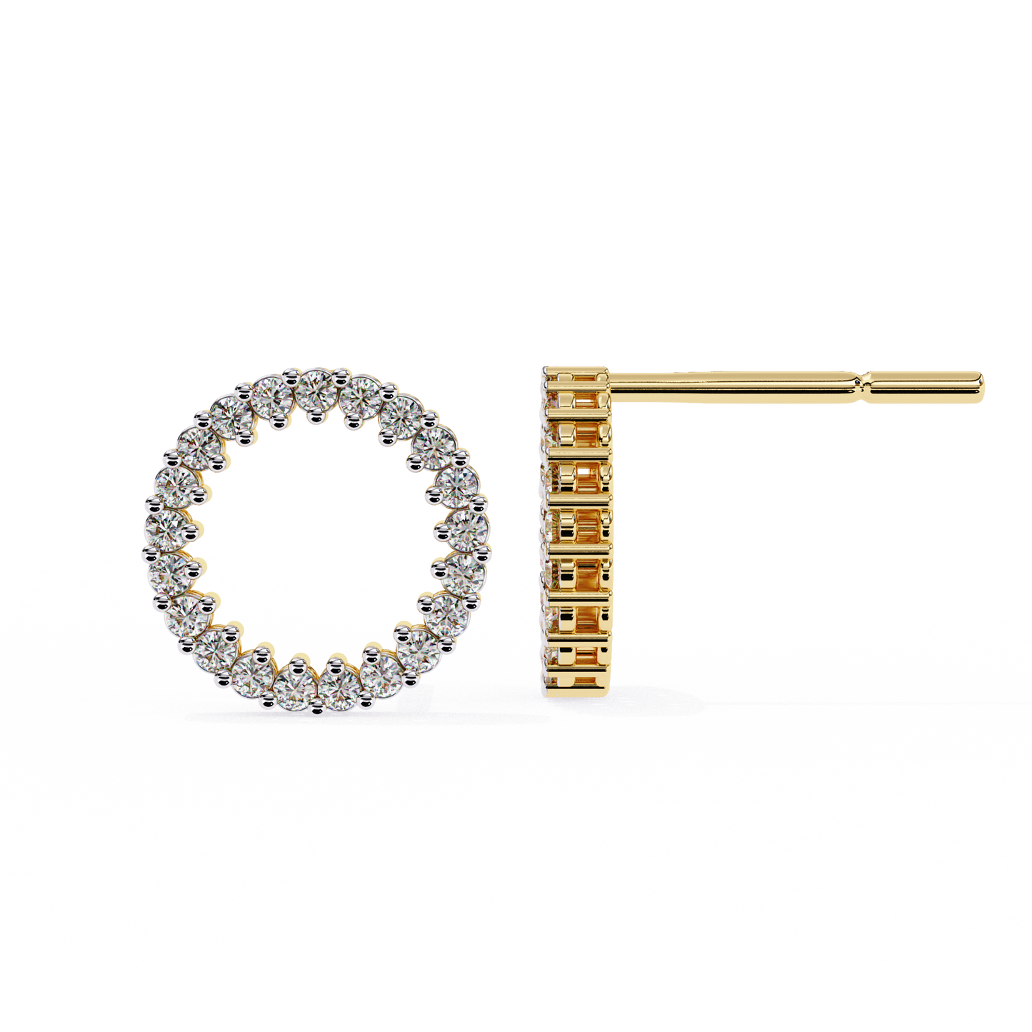 ROUND EARRING IN ROUND SHAPE