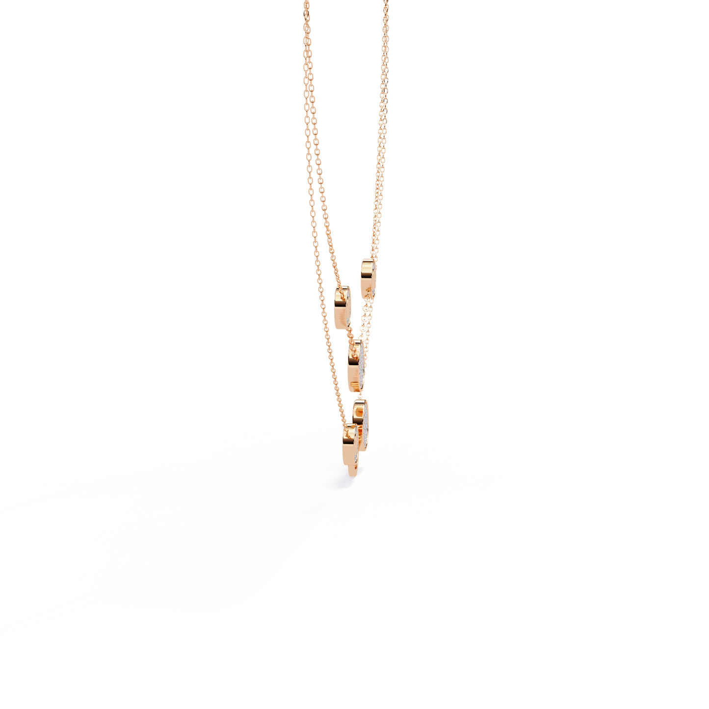 Lira Round Diamond Necklace